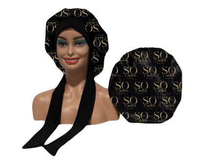 She’s Hairly Obsessed Self Tie Bonnet